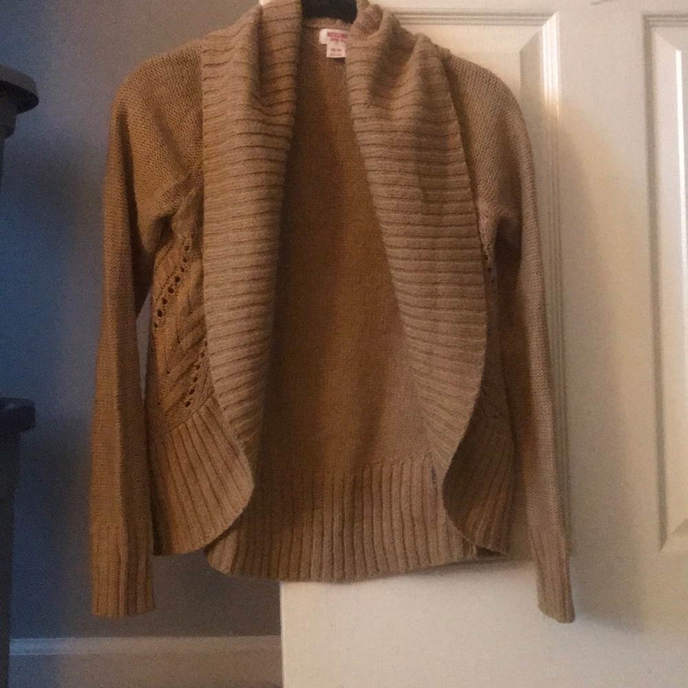 Brown cardigan